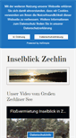 Mobile Screenshot of inselblick-zechlin.de